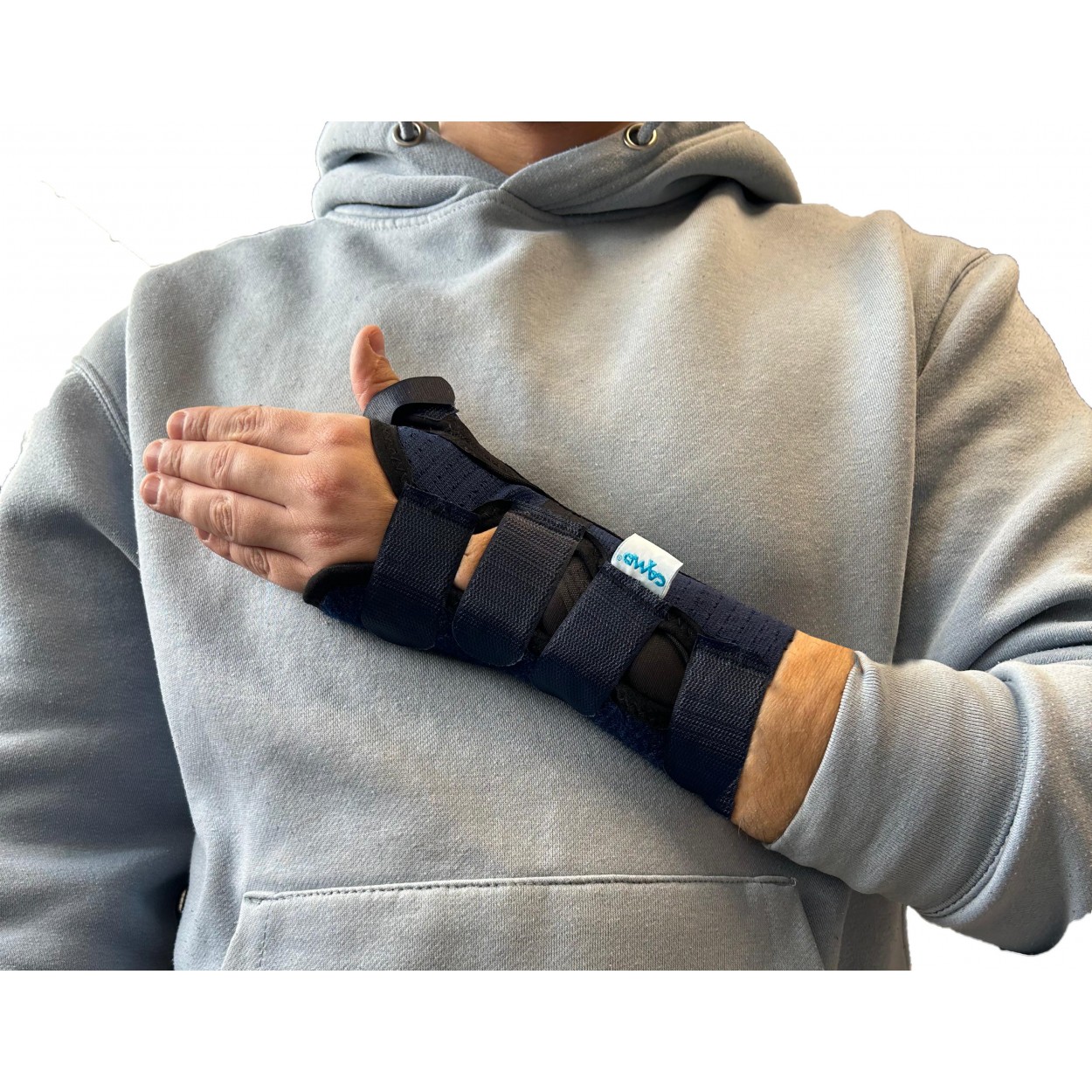 Muñequera inmovilizadora con fleje palmar, talla S, mano izquierda