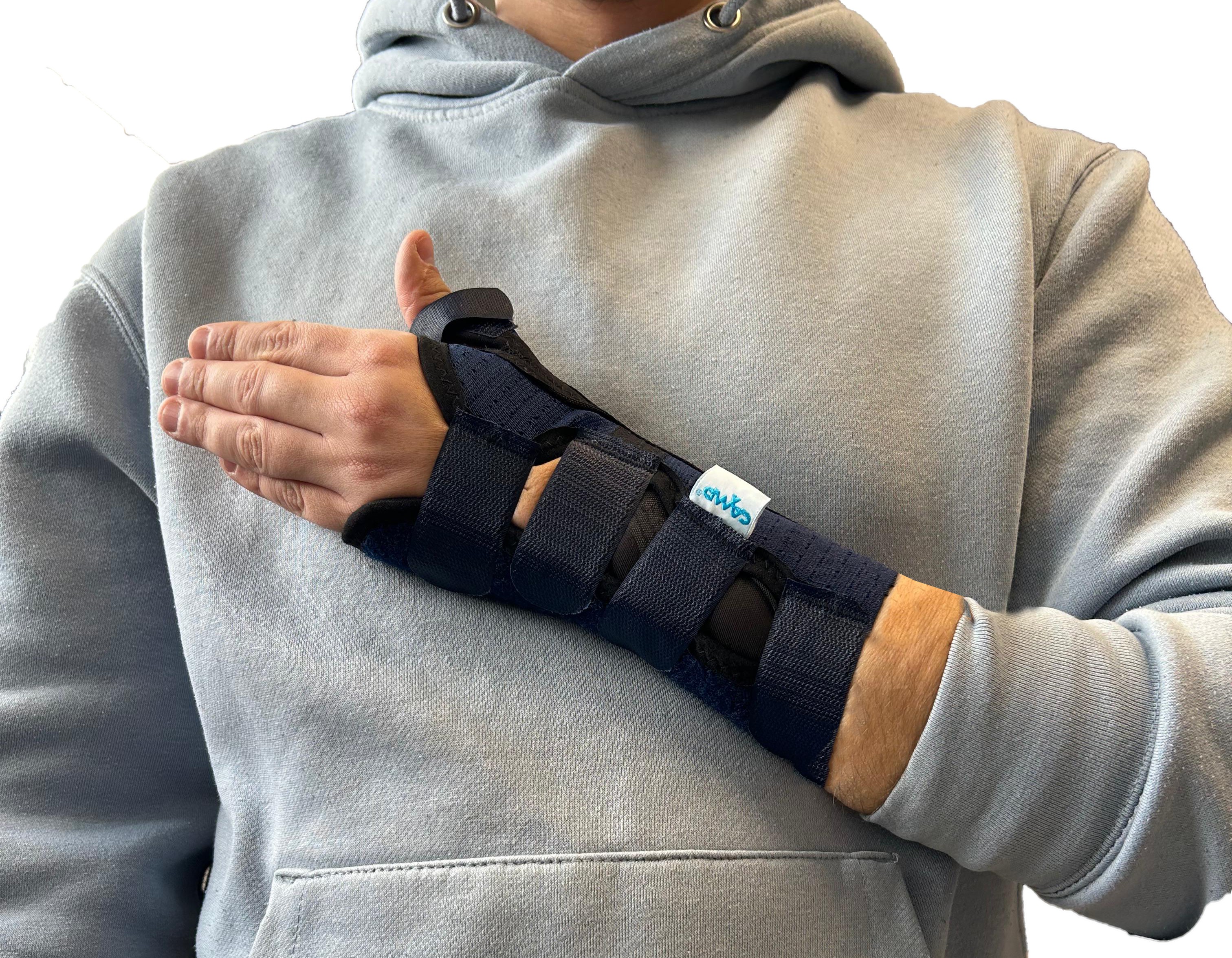 Muñequera inmovilizadora con fleje palmar, talla S, mano izquierda