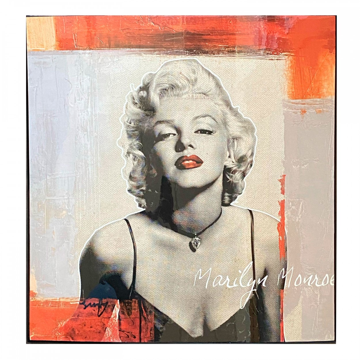 CUADRO DECORATIVO MADERA CONVEXO ACTRICES 56X56CM