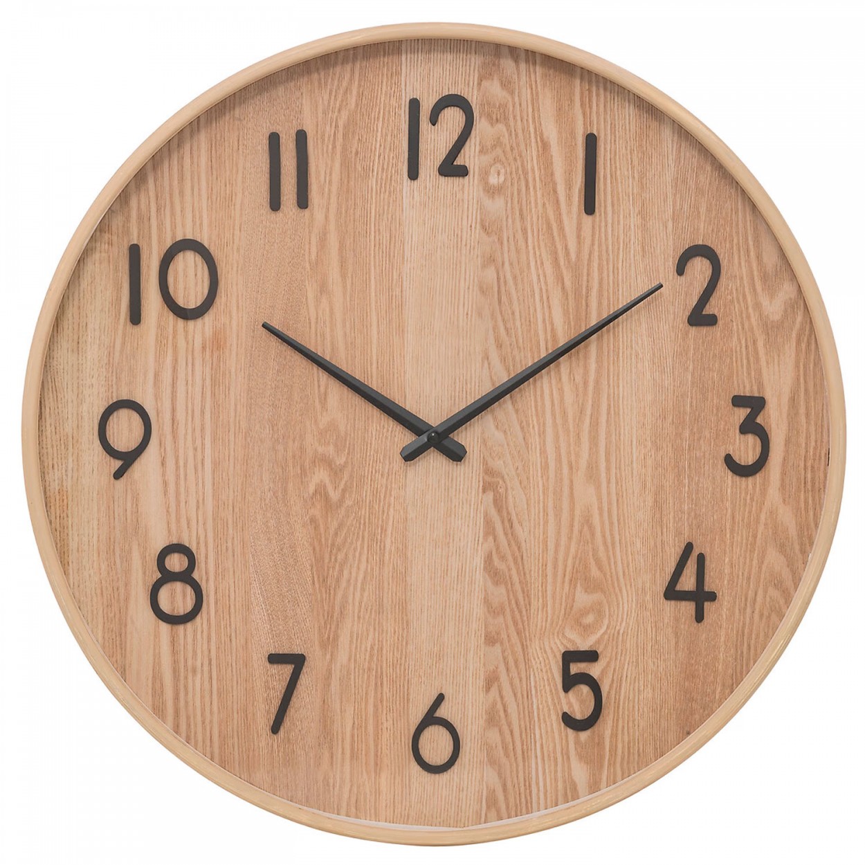RELOJ PARED DECORATIVO IVANA MARRÓN MDF ø55CM