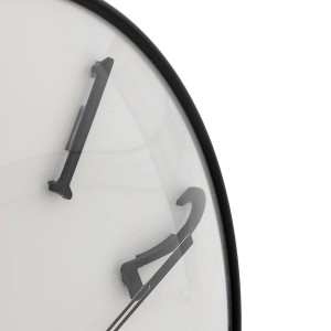 RELOJ PARED EDGAR BLANCO VIDRIO/PP ø35CM