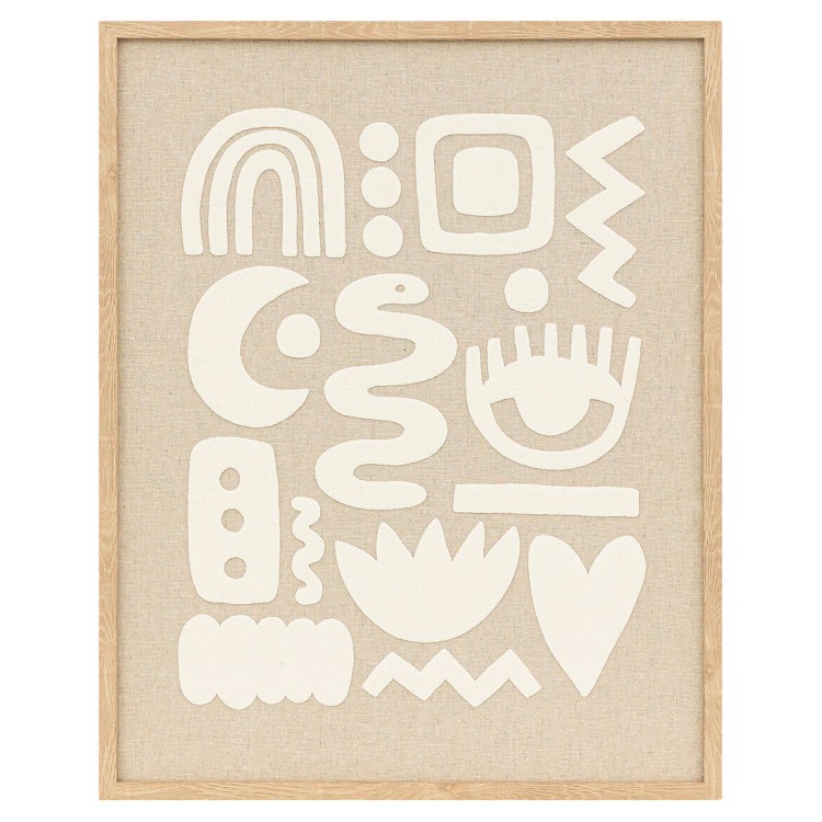 CUADRO DECORATIVO TAPIZ PETRA BEIGE 40X50CM