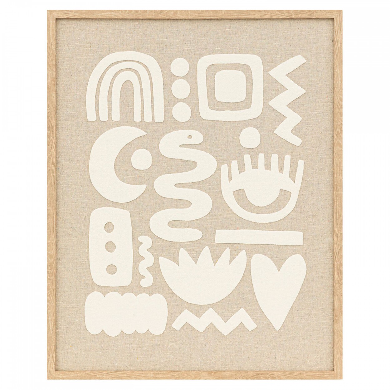 CUADRO DECORATIVO TAPIZ PETRA BEIGE 40X50CM
