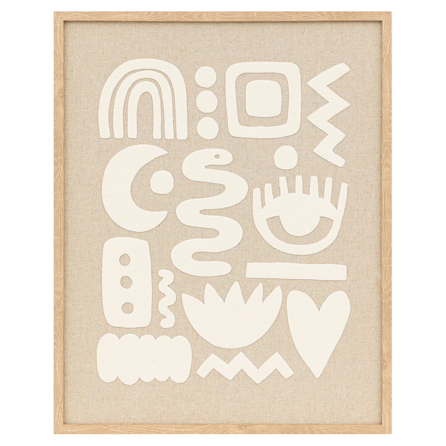 CUADRO DECORATIVO TAPIZ PETRA BEIGE 40X50CM