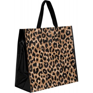 BOLSA COMPRA REUTILIZABLE LEOPARDP PP 43X21X45CM