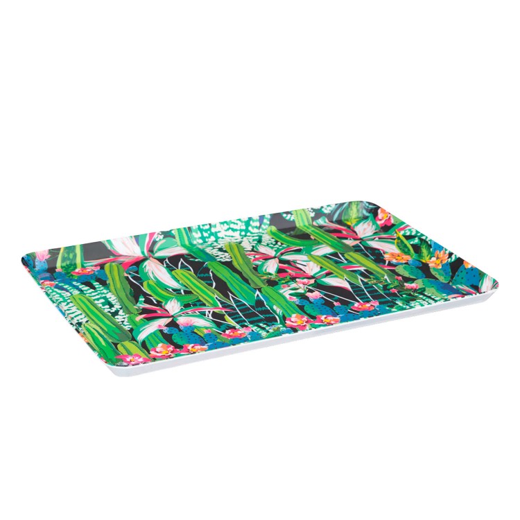 BANDEJA DE SERVIR DE COCINA MELAMINA EXÓTICA 30,4X21,5CM