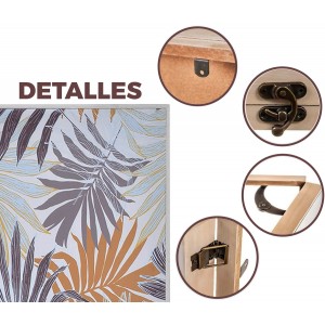 TAPA CONTADOR CUADRO LUZ TROPICAL MADERA 46X32X6CM