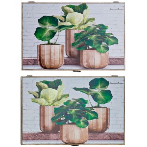 TAPA CONTADOR CUADRO LUZ PLANTAS MADERA 46X6X31CM