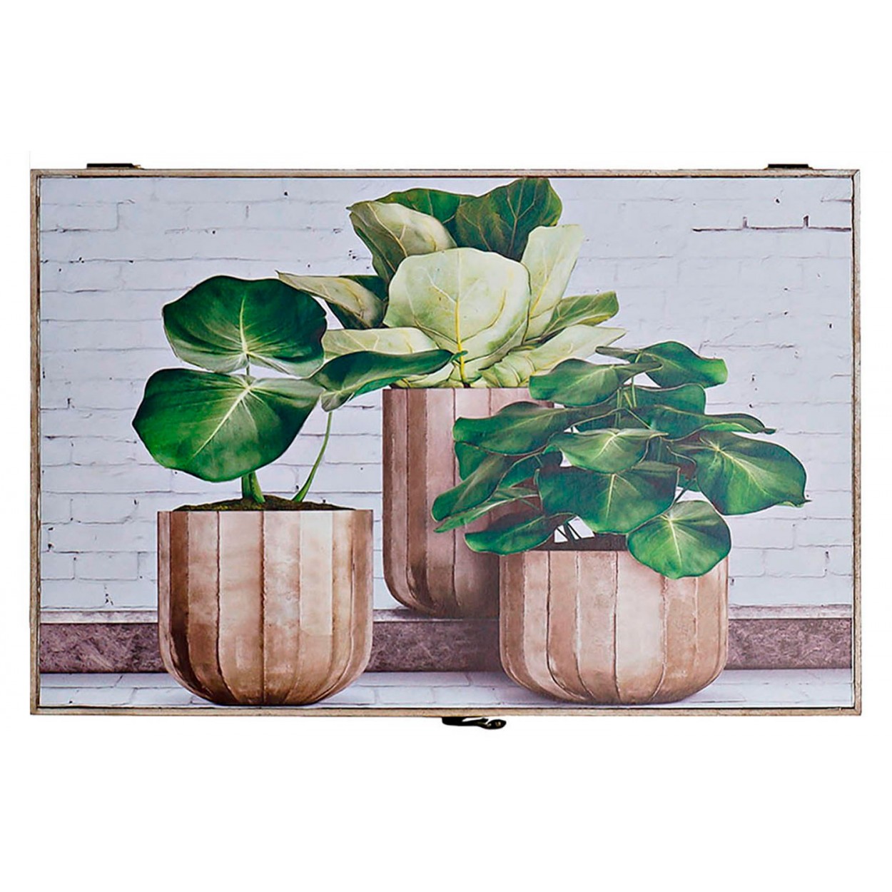 TAPA CONTADOR CUADRO LUZ PLANTAS MADERA 46X6X31CM