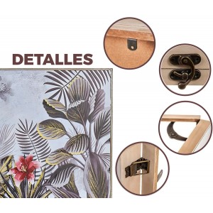 TAPA CONTADOR CUADRO LUZ PLANTAS TROPIC MADERA 46X6X31CM