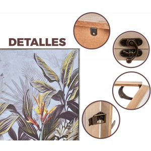 TAPA CONTADOR CUADRO LUZ PLANTAS TROPIC MADERA 46X6X31CM