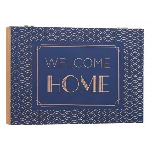 TAPA CONTADOR CUADRO LUZ WELCOME HOME MADERA 46X32X7CM