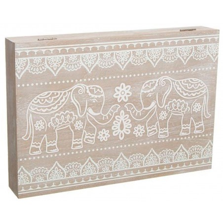 TAPA CONTADOR CUADRO LUZ ELEFANTE DE LA SUERTE 46X32X7CM