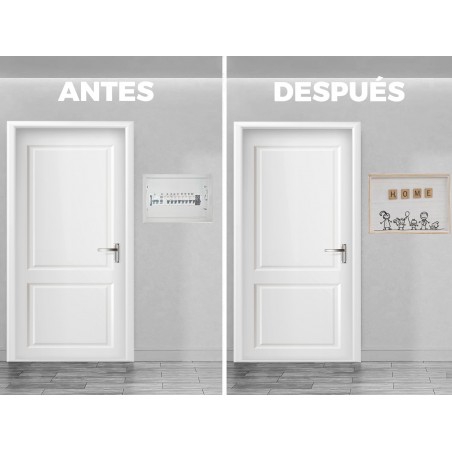 TAPA CONTADOR CUADRO LUZ MADERA HOME FAMILIA 46X7X32CM