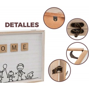 TAPA CONTADOR CUADRO LUZ MADERA HOME FAMILIA 46X7X32CM