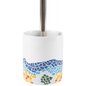 ESCOBILLERO DE BAÑO CERÁMICA TRENCADIS 9X9X10CM