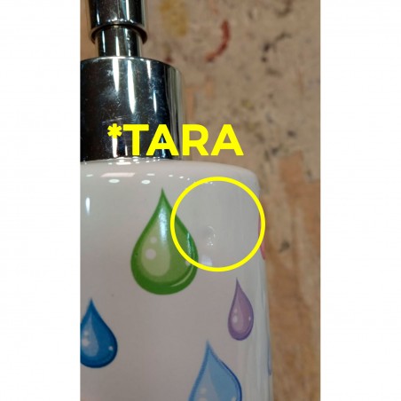 *TARA* Set de baño modelo gotas en cerámica