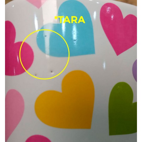*TARA* *TARA* Dosificador de jabón alegre y colorido con vaso "Heart" *TARA*
