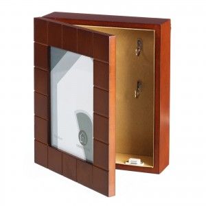 Cuelgallaves moderno marrone