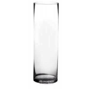 Vaso cilindrico in vetro