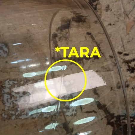 *TARA* Jarrón cilíndrico *TARA* de vidrio