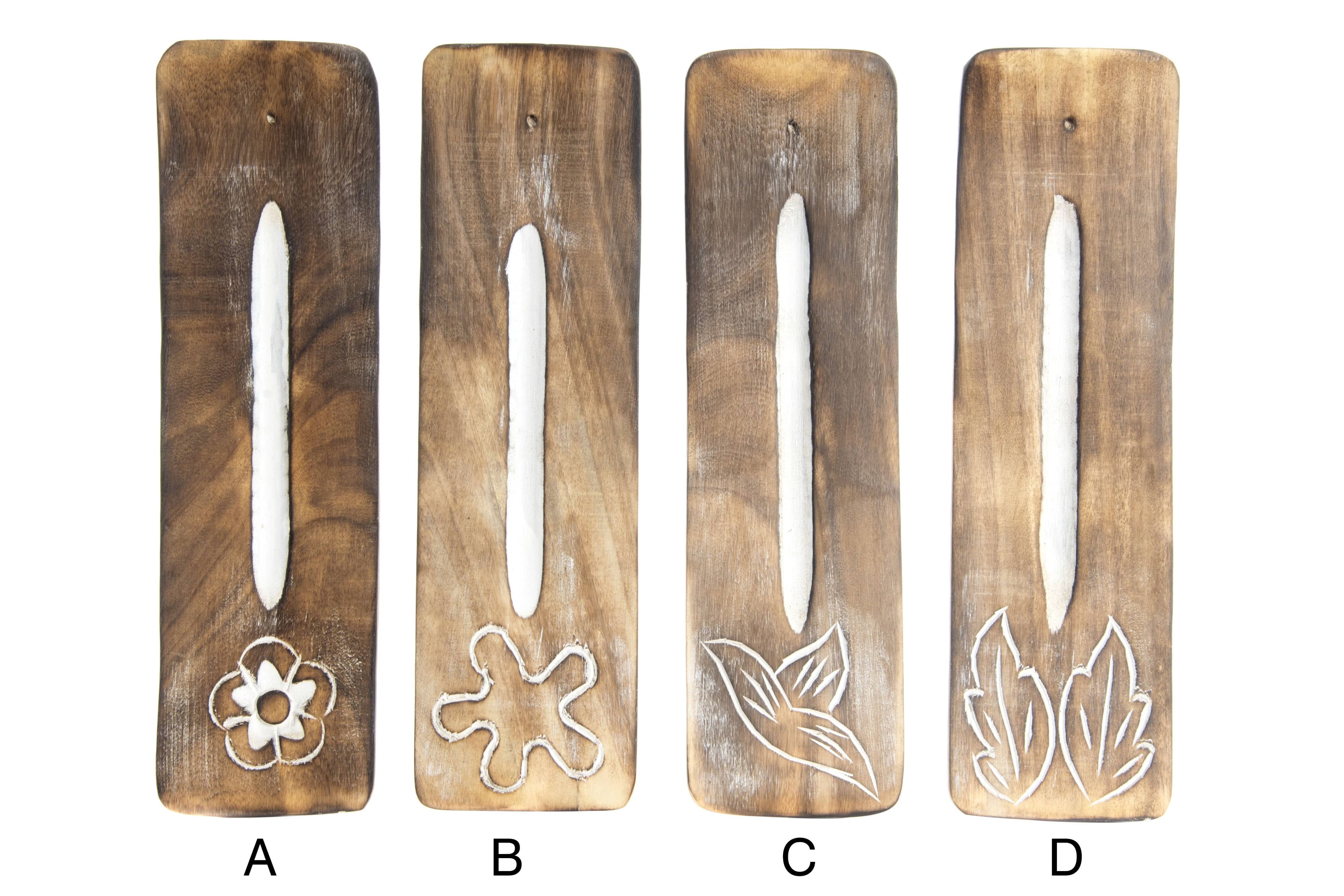 Home and more - Wooden Holder for incense. 4 models