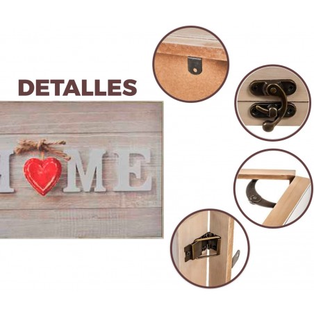 TAPA CONTADOR CUADRO LUZ MADERA LOVE Y HOME 46X32X7CM
