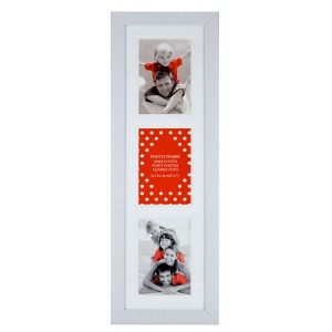 MARCO MULTIFOTOS PARED 3 FOTOS VERTICAL GRIS 11,5X16,5CM MDF