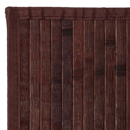 Alfombra de color chocolate pasillera de 60x200cm de  Bambú naturalpara pasillo - Natural - Hogar y más