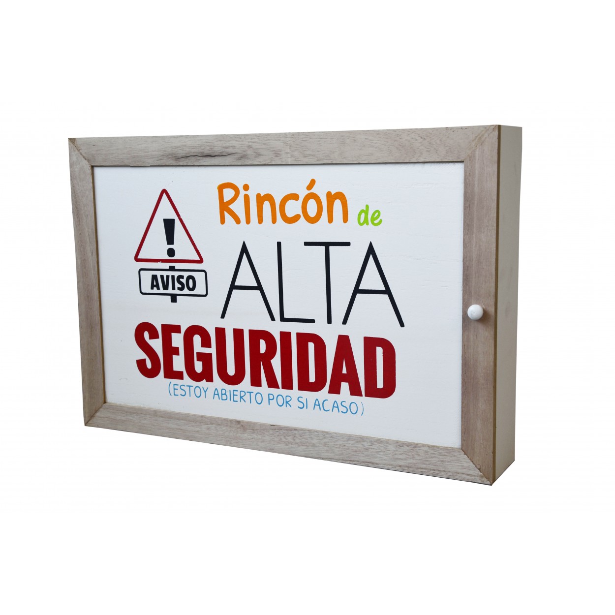 Tapa para contador para llaves de madera natural de diseño original y divertido 48 X 32.5 CM My Home Keys