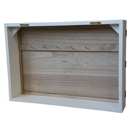 Couvercle compteur pour les clés, en bois naturel design original et amusant 48 X 32,5 CM Mon Domicile Touches