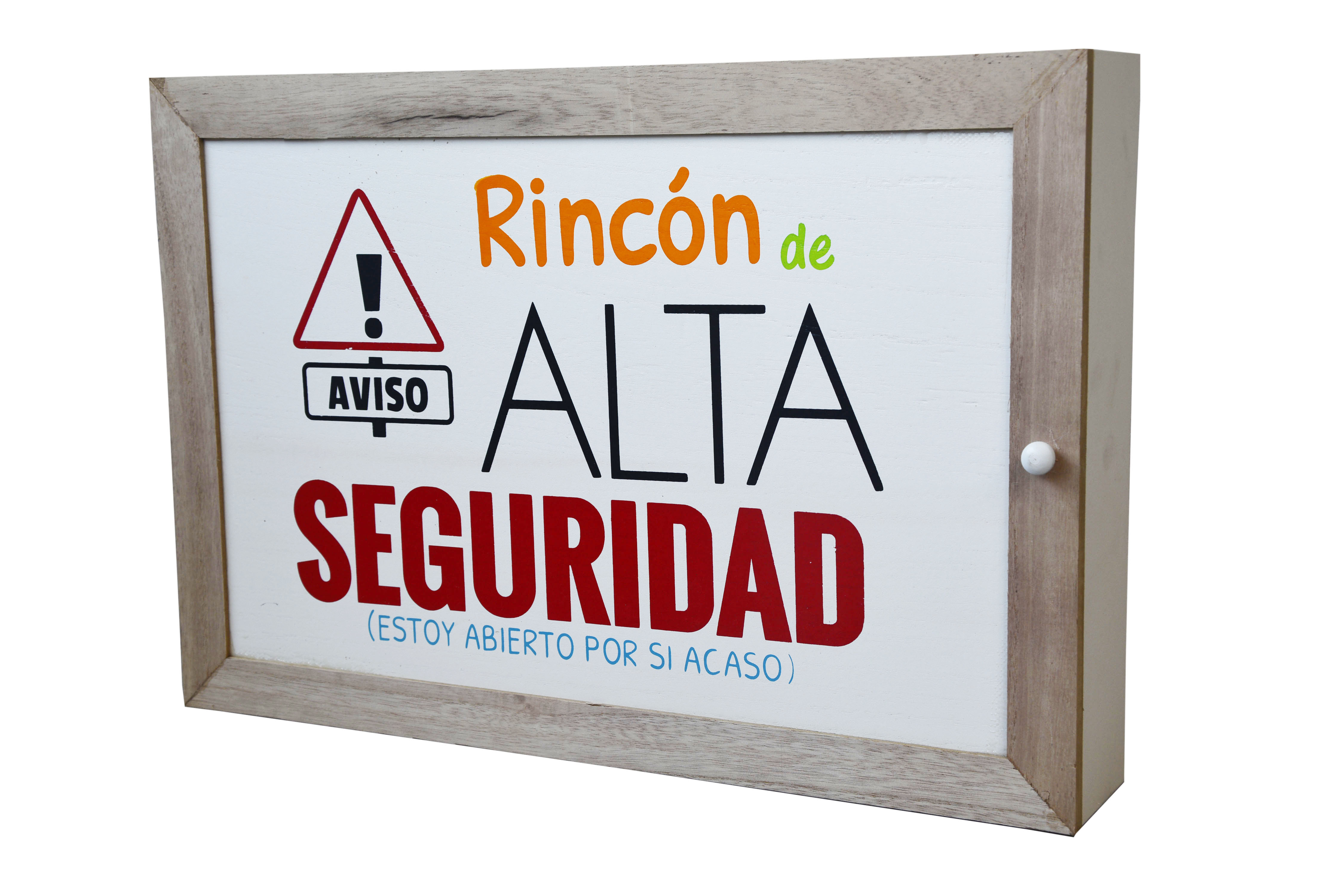 Tapa para contador para llaves de madera natural de diseño original y divertido 48 X 32.5 CM My Home Keys