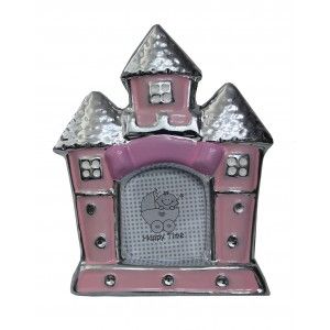 Marco de Fotos/Portafotos Bautizo de Cerámica, Diseño de Palacio Original/Moderno, 2 Modelos a elegir. 11x13.5x1 cm