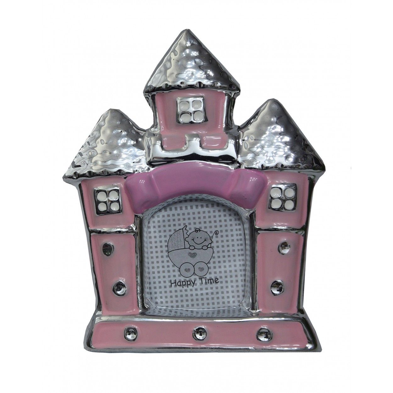 Photo frame/photo Holder Christening of Ceramics, Design of Original Palace/Modern, 2 Models to choose from. 11x13.5x1 cm