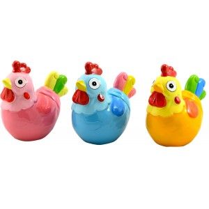 Salvadanaio per Bambini mod. Gallina (14x14x9 cm)