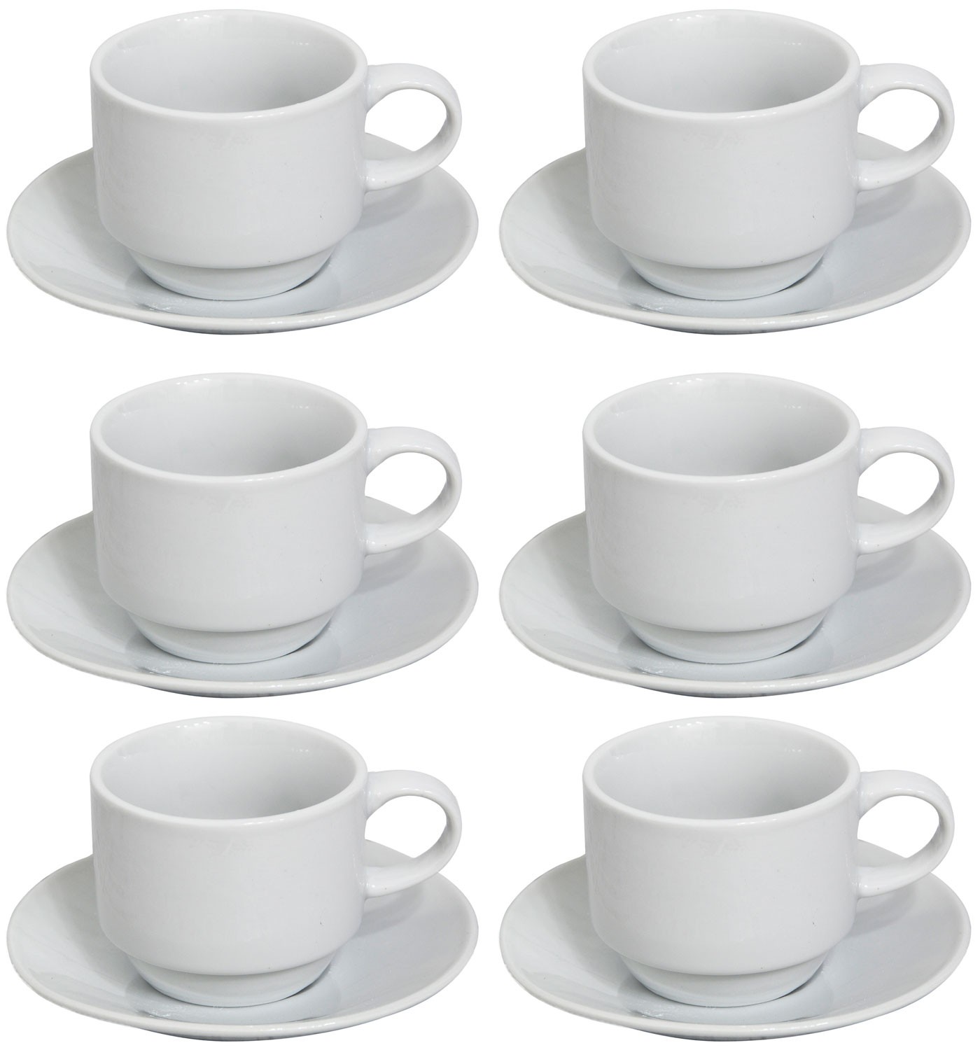Coffee set of 6 cups and 6...