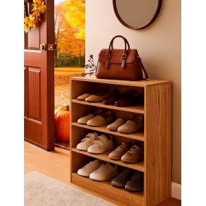 ZAPATERO MULTIUSOS MDF MUEBLE AUXILIAR 4 NIVELES 67,5X30X68CM