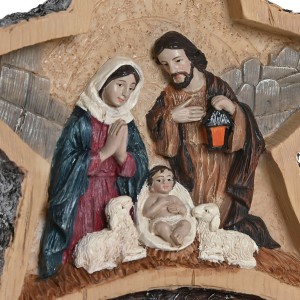 NACIMIENTO ESTRELLA CON TEXTURA TRONCO 16,5CM