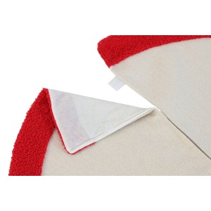 FALDA ÁRBOL NAVIDAD PAPA NOEL CREMA 90X2CM