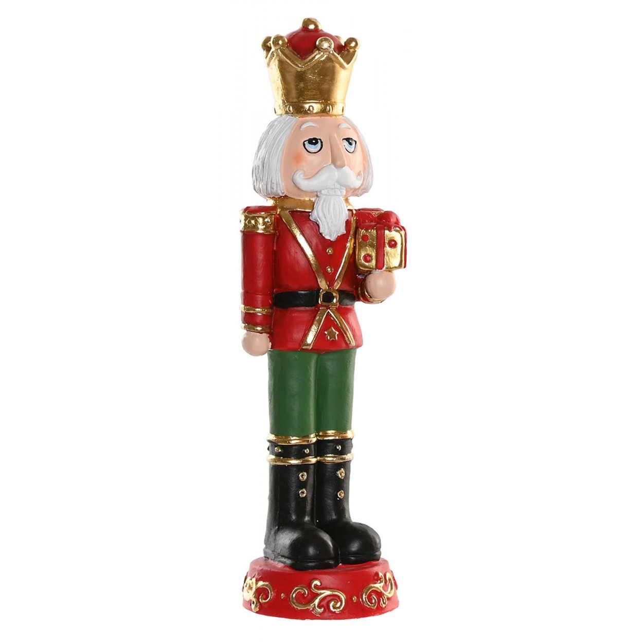 CASCANUECES MAGNESIA 48CM FIGURA REY/SOLDADO DECORATIVA PREMIUM