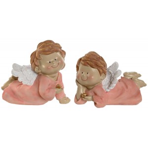 ANGELITO BEBÉ RESINA 14CM FIGURA DECORATIVA DULCE