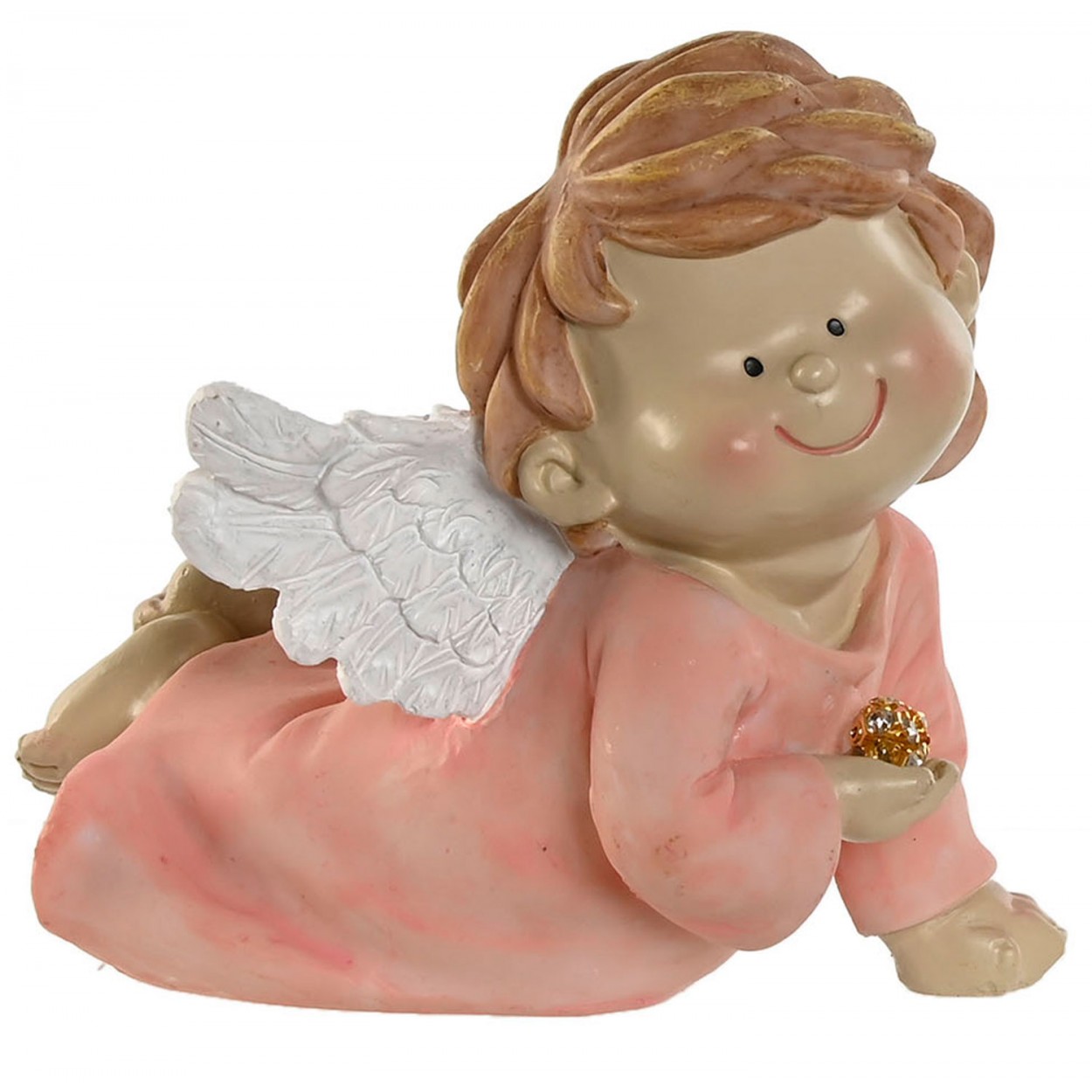 ANGELITO BEBÉ RESINA 14CM FIGURA DECORATIVA DULCE