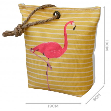 SUJETAPUERTAS TEXTIL FLAMENCO TOPE PUERTA 1,3KG AMARILLO 19X19X8CM