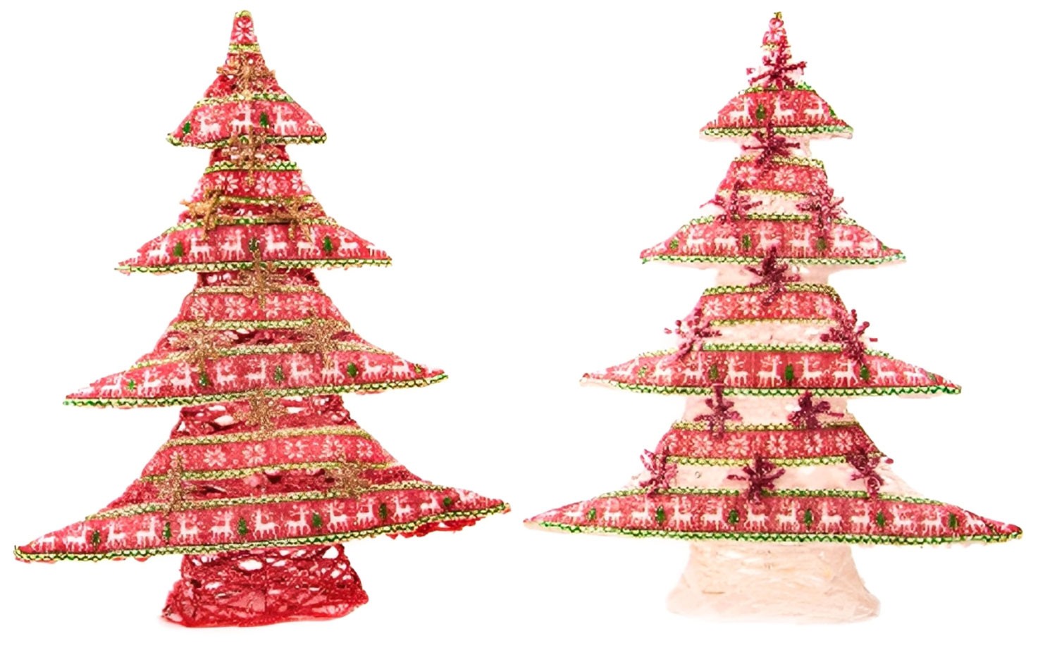 Arbre de noël en Tissu avec...