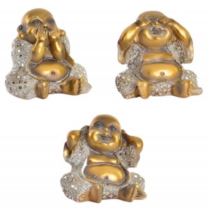 Buddha Fortunato Oro Resina