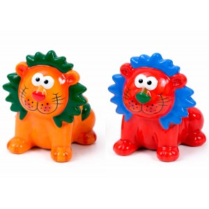 HUCHA DE LEÓN DE CERÁMICA 11X10X14CM REGALO INFANTIL Y DECORACIÓN