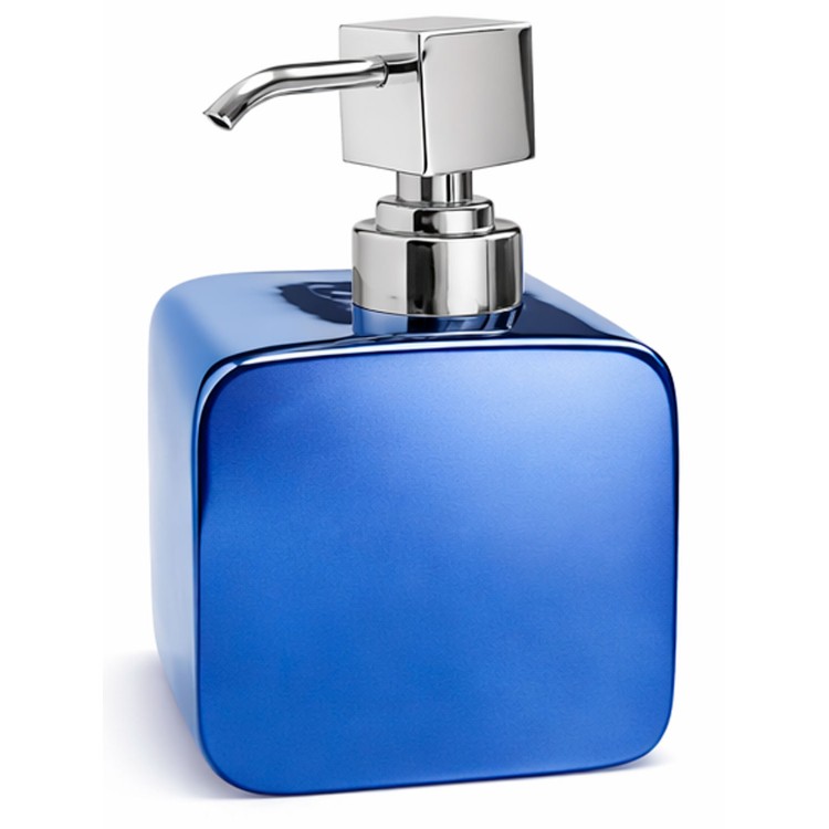DISPENSADOR DE JABÓN EN CERÁMICA METALIZADA 15,2CM COLORES VARIADOS
