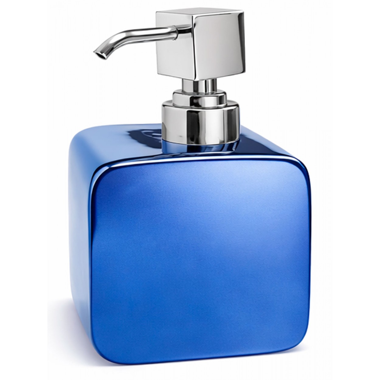 DISPENSADOR DE JABÓN EN CERÁMICA METALIZADA 15,2CM COLORES VARIADOS