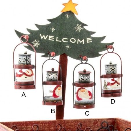 Streetlight made from metal with christmas motifs - charming Design. - Home and more