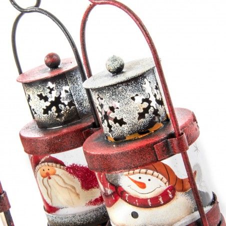 Streetlight made from metal with christmas motifs - charming Design. - Home and more